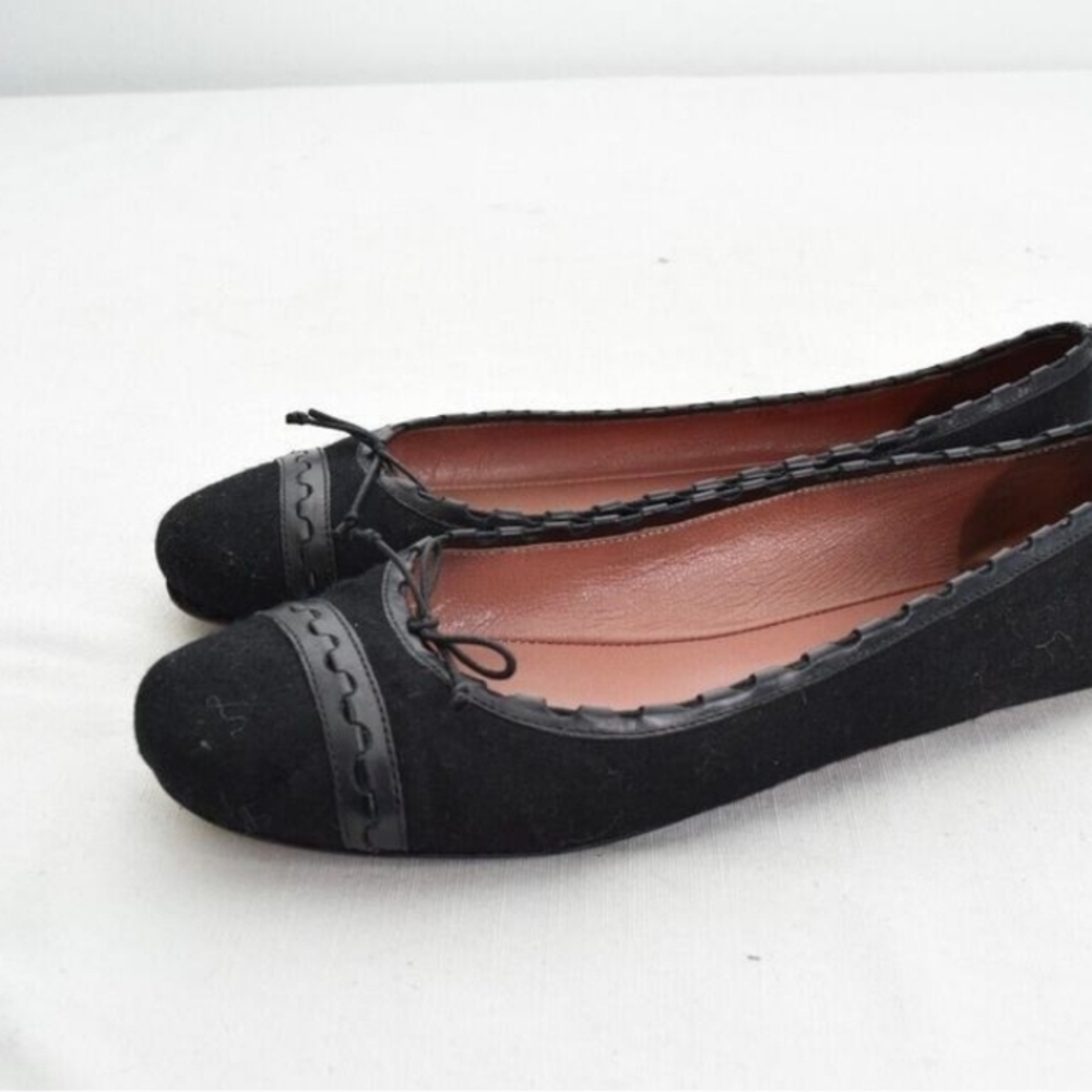 Alaia Black Women's Ballet Flats Size 38